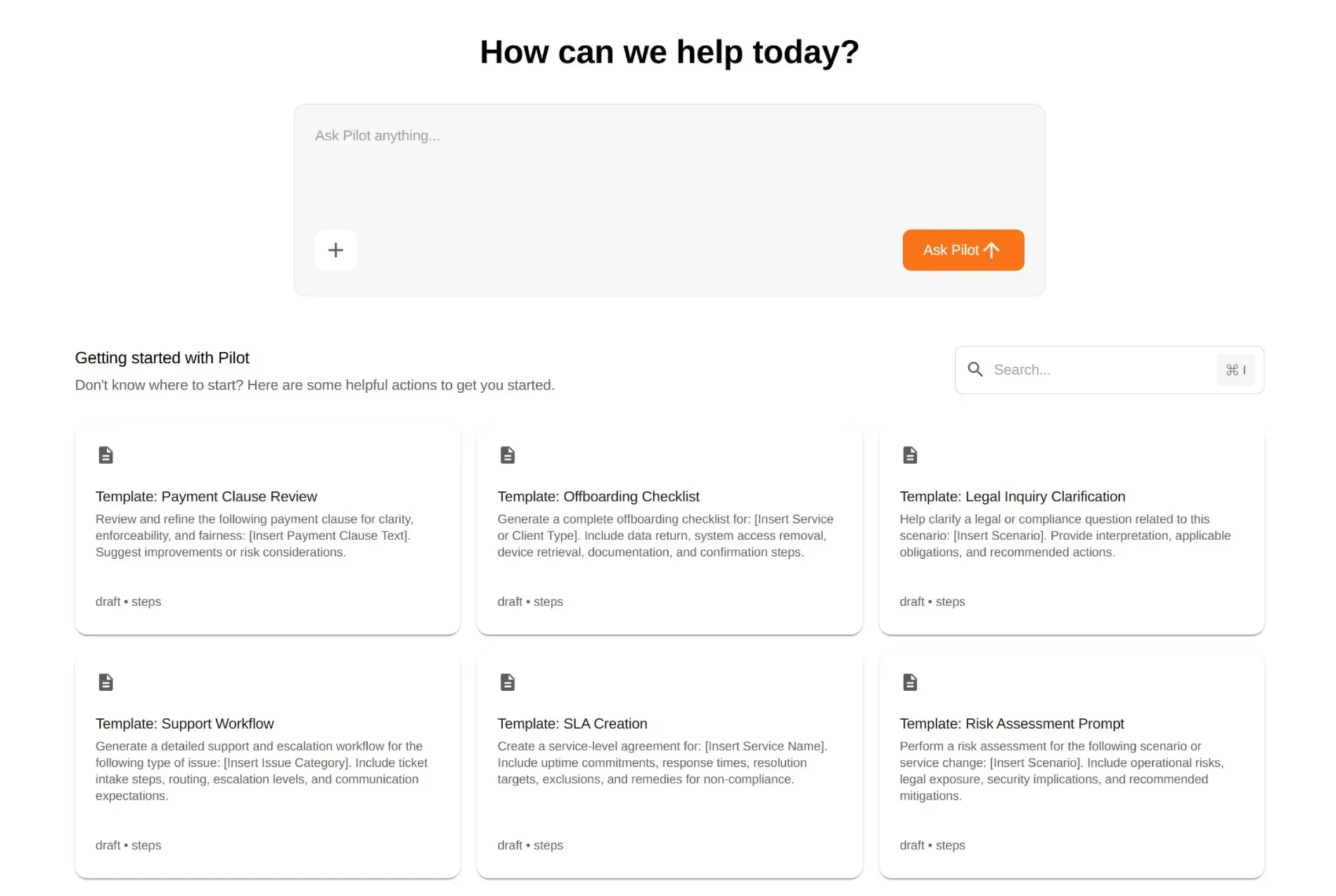 Monjur Pilot AI Legal Assistant